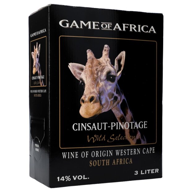 Game of Africa Cinsaut Pinotage 14% 3 ltr.