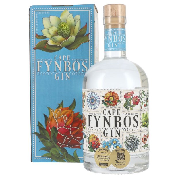 Cape Fynbos Gin 45% 0,5 ltr. -GB-