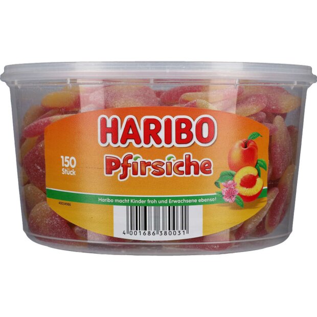 Haribo Pfirsich 150 Stk. 1350g