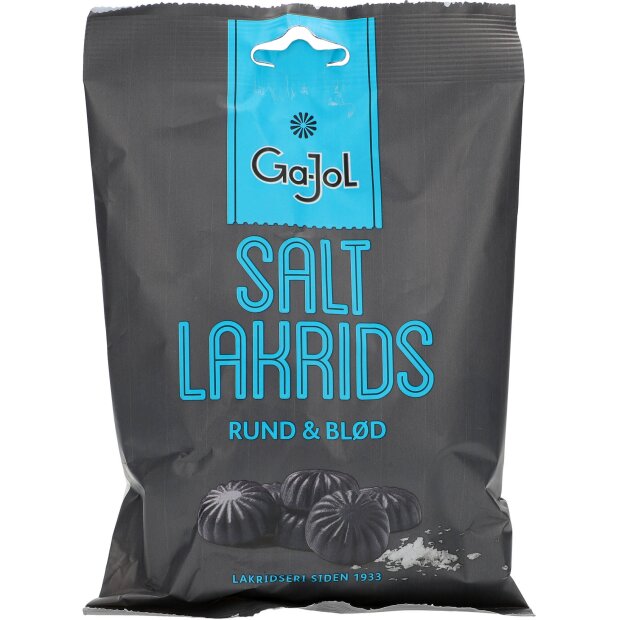 Ga-Jol Salt Lakrids Rund & Blød 140g