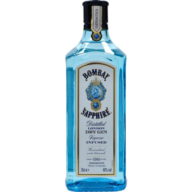Bombay Sapphire Gin 40% 0,7 ltr.